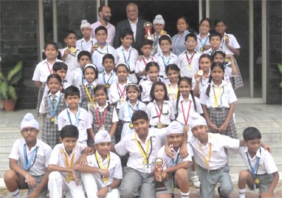 St. Mark's Sr. School, Meera Bagh - Skating Open Championship held at Harinagar DDA Sports Complex : Click to Enlarge