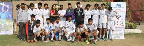 St. Mark's Meera Bagh - Synergy - An Inter School Games and Sports Fest - Football Boys Runners-Up : Click to Enlarge