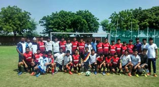 St. Mark's Meera Bagh - Zonal Football Champions 2016-17 : Click to Enlarge