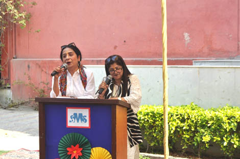 St. Mark's School, Meera Bagh - Holi Milan 2023 by Atoot Bandhan : Click to Enlarge
