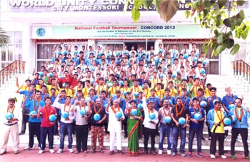 St. Mark's Meera Bagh - All India Concord Football Tournament on 24 to 28 August 2013 held at CMS Lucknow : Click to Enlarge