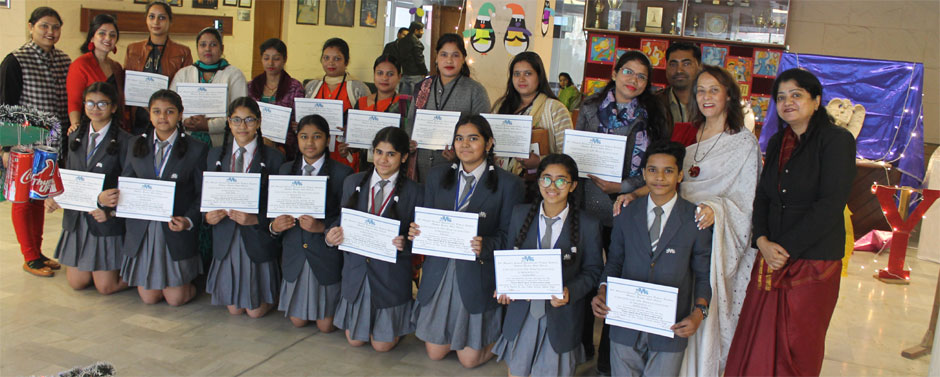 St. Mark's School, Meera Bagh - Yet another edition of Parivartan - imparting Computer Literacy is completed : Click to Enlarge