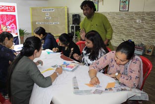 St. Mark's School, Meera Bagh - In service training for teachers : Click to Enlarge