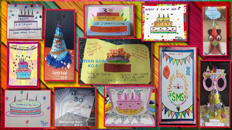 St. Mark's School, Meera Bagh - Happy times for us as we celebrate our 30th Foundation Day - Collage by Class KG : Click to Enlarge