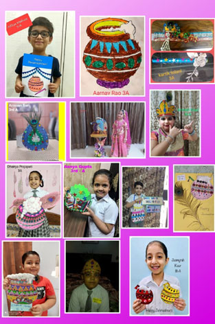 St. Mark's School, Meera Bagh - Vasudeva Krishna, an event by students of Grades KG to 2nd, to mark the birth of Lord Krishna : Click to Enlarge