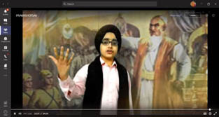 St. Mark's School, Meera Bagh - An excellent virtual presentation of Guru Purab celebration - Prakashotsav : Click to Enlarge