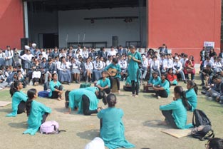 St. Mark's School, Meera Bagh - We participate in the Atelier Campus Theatre Festival : Click to Enlarge