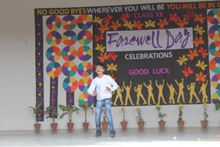 St. Mark's School, Meera Bagh - Wishing Class XII the very best on their farewell : Click to Enlarge
