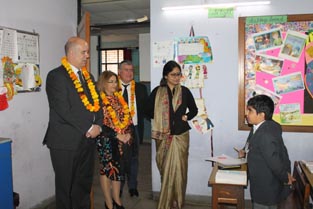 St. Mark's School, Meera Bagh - Second cultural exchange with Escola de Canecas, Portugal : Click to Enlarge