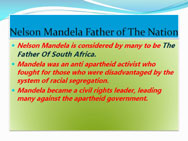 St. Mark's School, Meera Bagh - Remembering Nelson Mandela : Click to Enlarge