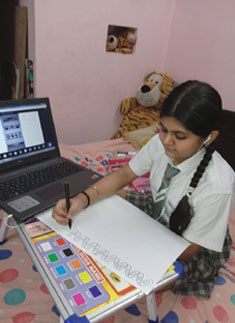 St. Mark's School, Meera Bagh - A series of online workshops for students : Click to Enlarge