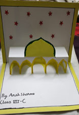 St. Mark's School, Meera Bagh - Eid Mubarak to everyone - Ansh Sharma (VII-C) : Click to Enlarge