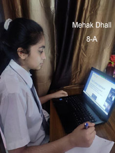 St. Mark's School, Meera Bagh - Students attend CueMath Workshop : Click to Enlarge