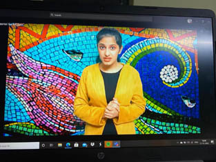 St. Mark's School, Meera Bagh - Students of Class 6 present Mosaic - a virtual cultural extravaganza : Click to Enlarge