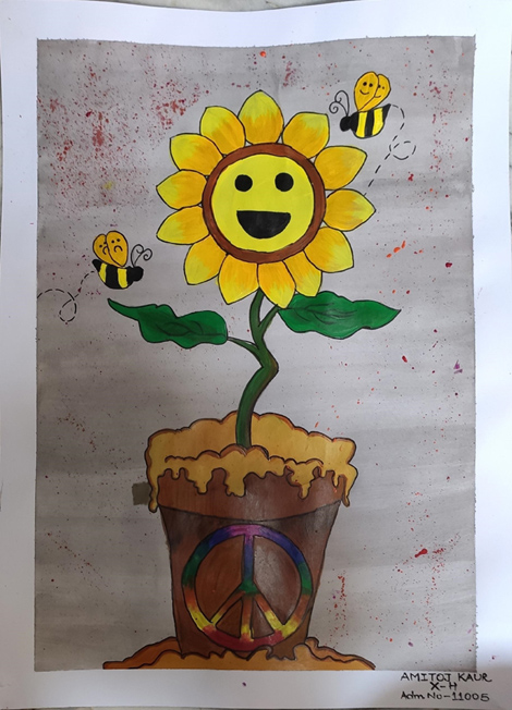 St. Mark's School, Meera Bagh - Art Competition for students of Classes 9 to 12 : Click to Enlarge