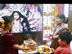 St. Mark's School, Meera Bagh - Class 2 presents Durgotsav to mark Durga Puja : Click to Enlarge
