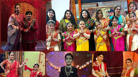 St. Mark's School, Meera Bagh - Class 2 presents Durgotsav to mark Durga Puja : Click to Enlarge