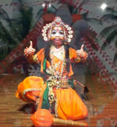 St. Mark's School, Meera Bagh - Dussehra celebrated with the performance of Ram Katha : Click to Enlarge