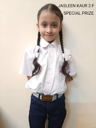 St. Mark's School, Meera Bagh - Students of Class 2 participate in an English Poetry Recitation Competition : Click to Enlarge