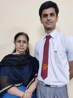 St. Mark's School, Meera Bagh - The new student council sworn in - Aditya Anand - Sports Cap Boy : Click to Enlarge