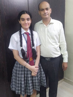 St. Mark's School, Meera Bagh - The new student council sworn in - Tanvi Wadhera : Click to Enlarge