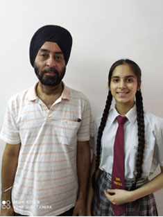 St. Mark's School, Meera Bagh - The new student council sworn in - Tashmeen Kaur : Click to Enlarge