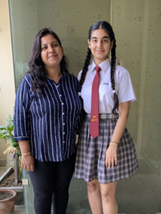 St. Mark's School, Meera Bagh - The new student council sworn in - Dhwani Dang : Click to Enlarge