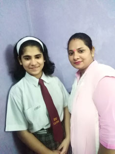 St. Mark's School, Meera Bagh - The new student council sworn in - Disha Dhingra : Click to Enlarge