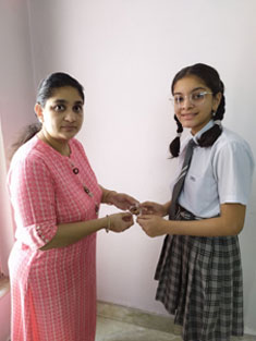 St. Mark's School, Meera Bagh - Newly elected members of the Editorial Board of school newsletter takes charge - Prisha Jain : Click to Enlarge