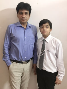 St. Mark's School, Meera Bagh - Newly elected members of the Editorial Board of school newsletter takes charge - Raj Kaushik : Click to Enlarge