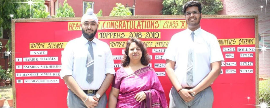 St. Mark's Sr. Sec. Public School, Janak Puri - Perfect 100% - 
Heartiest congratulations to Gaurav Gangwani (Accountancy) and Manmeet Singh Rekhi (Computer Science) - Click to Enlarge