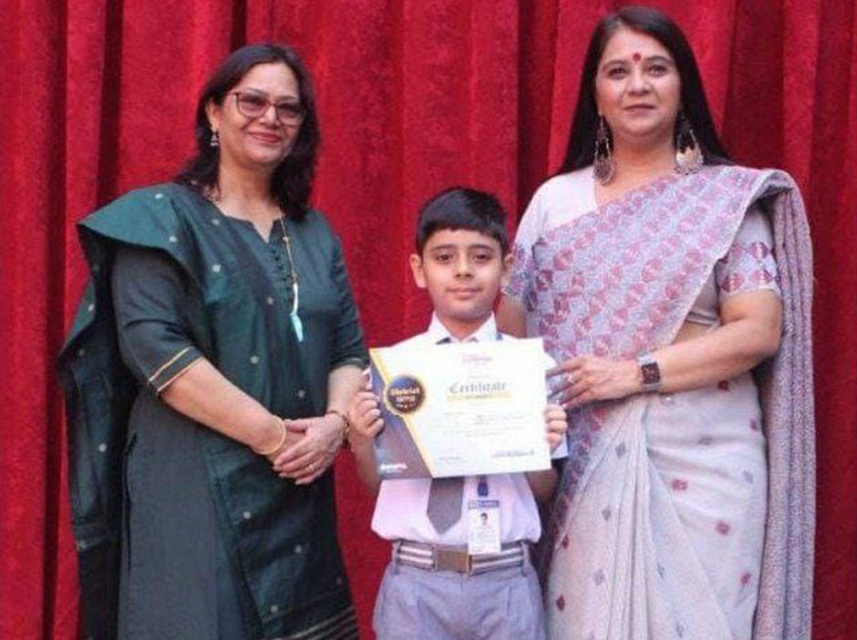 St. Marks Sr. Sec. Public School, Janakpuri - Pranshu Arora of Class IV-F participated in the Olympiad this year and secured the FIRST RANK at the district level : Click to Enlarge