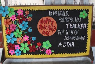 St. Mark's School, Janak Puri - Teacher's Day Celeberated : Click to Enlarge
