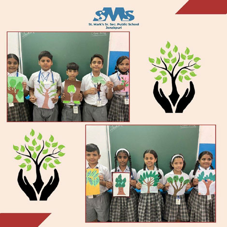 St. Marks Sr. Sec. Public School, Janakpuri - St. Mark's Sr. Sec. Public School, Janakpuri - Goodness and Happiness Class - Gratitude Flowers : Click to Enlarge