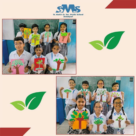 St. Marks Sr. Sec. Public School, Janakpuri - St. Mark's Sr. Sec. Public School, Janakpuri - Goodness and Happiness Class - Gratitude Flowers : Click to Enlarge