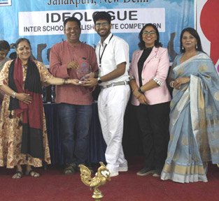 St. Marks Sr. Sec. Public School, Janakpuri - Our school hosted the Final Round of IDEOLOGUE - 7th Annual Inter School English Debate Competition : Click to Enlarge