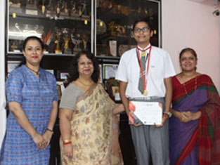 St. Mark's School, Janak Puri - Our students- Saksham Gupta, Mala Jain and Sarthak Monga shone brightin IIM Indore's Annual Fest : Click to Enlarge
