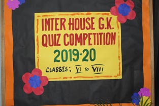 St. Mark's School, Janak Puri - Inter House GK Quiz Competition for Classes VI to VIII : Click to Enlarge