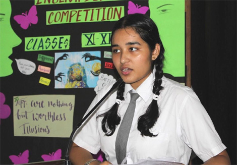 St. Mark's School, Janakpuri - An Inter-Class English Debate Competition for Classes XI and XII : Click to Enlarge
