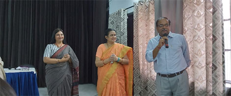 St. Mark's School, Janak Puri - Bidding Farewell to our loving Social Science Teacher Ms. G. Indira : Click to Enlarge