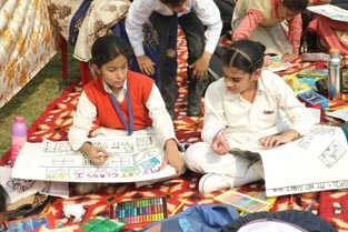 St. Mark's School, Janak Puri - 20th Annual Inter School On The Spot Painting Competition : Click to Enlarge