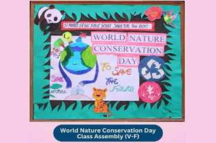 St. Mark's, Janakpuri - World Nature Conservation Day : Click to Enlarge