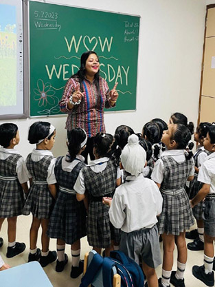 St. Mark's, Janakpuri - WOW WEDNESDAY for Classes Nursery and KG : Click to Enlarge