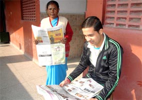 SMS, Janakpuri - One Nation Reading Together : Click to Enlarge