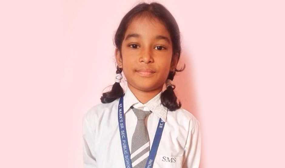 St. Marks Sr. Sec. Public School, Janakpuri - Seerat Mankoti of Class 2-C participated in the Primary Athletic Zonal Meet and won the THIRD PRIZE in 25 metre flat race : Click to Enlarge