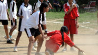 Handball Tournament at National level - SMS, Janakpuri Girls won Gold Medal : Click to Enlarge