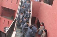 Fire Drill at St. Mark's, Janakpuri : Click to Enlarge