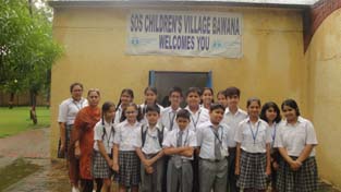 St. Mark's, Janakpuri - A cherished moment - Visit to SOS Village