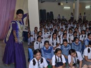 St. Mark's School, Janak Puri - Spic Macay - Kathak dance recital by Ms. Shovana Narayan : Click to Enlarge