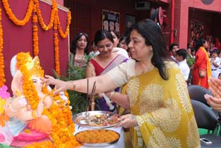 SMS Janakpuri - Ganesh Chaturthi Celebrations : Click to Enlarge